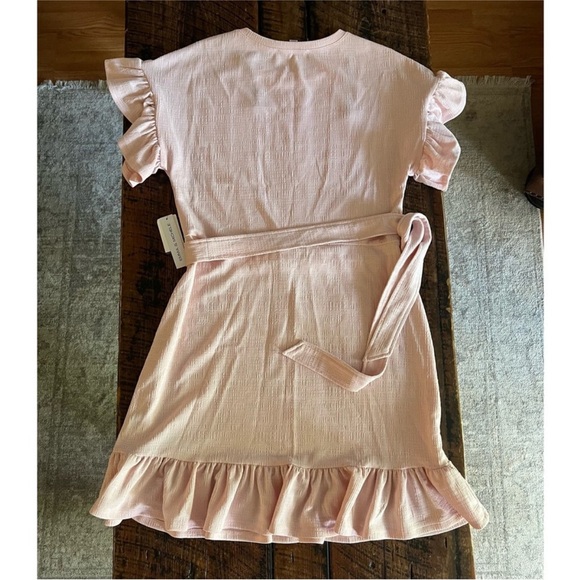 Emma and Michele pale pink dress with ruffle hem size medium - Picture 4 of 13